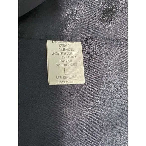 HYFVE Women's Corduroy Mini Skirt Side Slit Blue Size Large - Picture 6 of 6